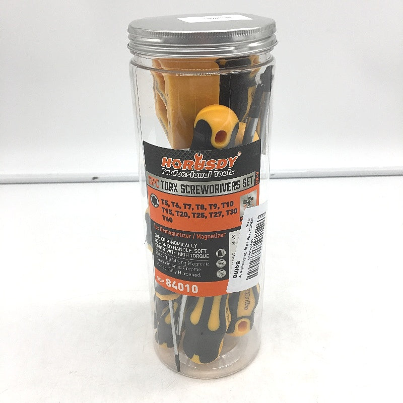 HORUSDY 13PCS Magnetic Torx Screwdriver Set T5-T40 With Demagnetizer Tool NEW