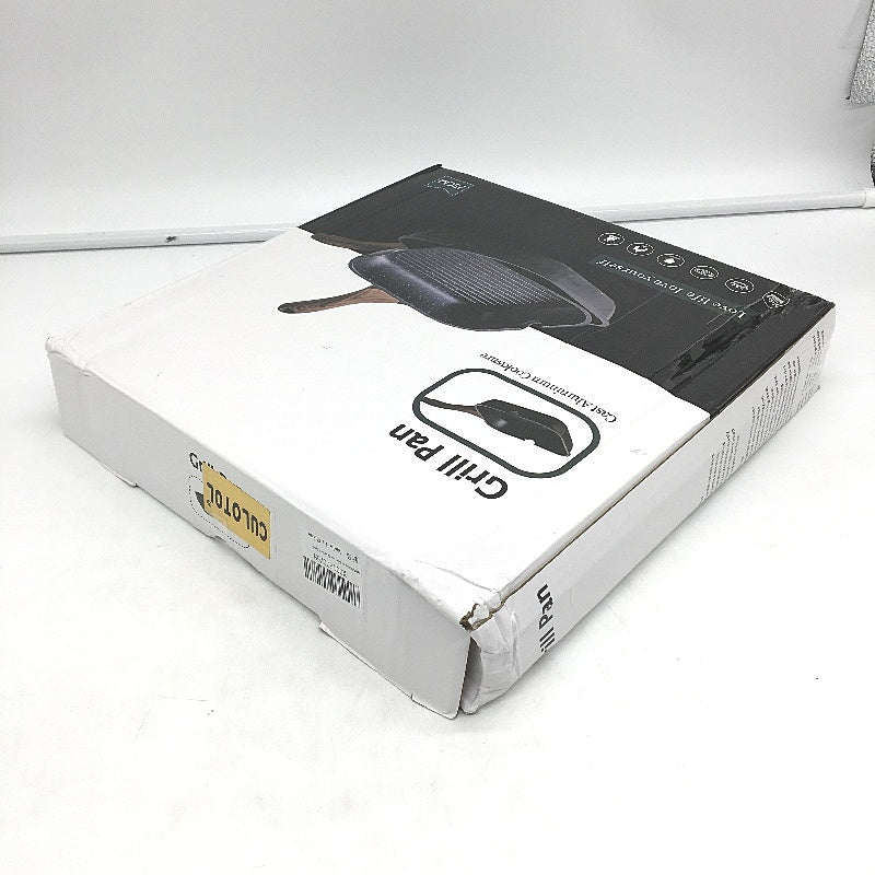 CULOTOL 28CM Cast Aluminium Non Stick Square Grill Pan Frypan Gas Induction NEW