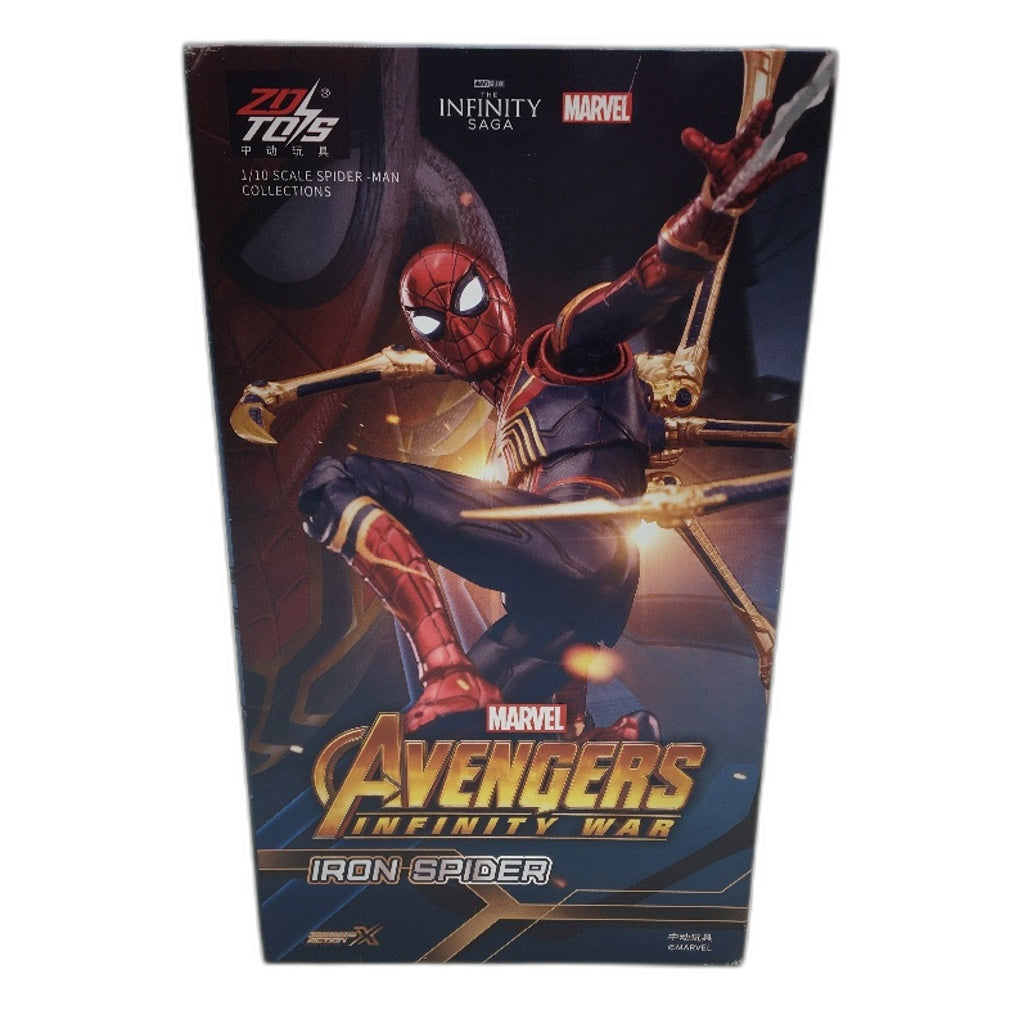 ZDToys Marvel Avengers Infinity War Iron Spider Action Figure 1 10 Scale NEW