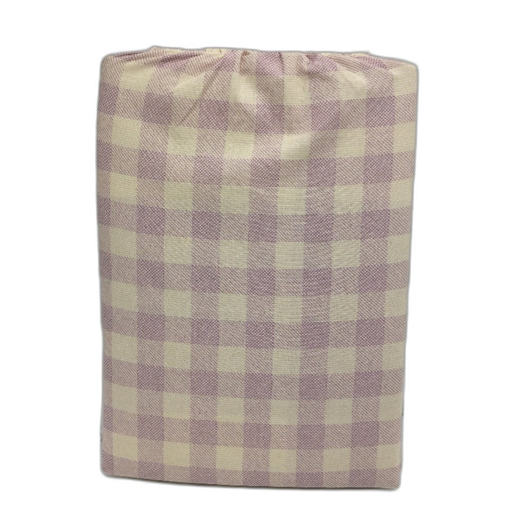 Millie Easy Care Large Check Reversible Cotton Rich Quilt Cover Set QUEEN NEW