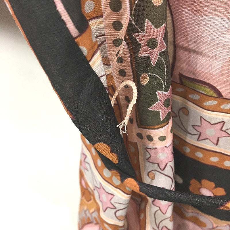 Portmans Eliza Moroccan Mosaic V Neck Midi Dress Ladies Size AU 16 NEW