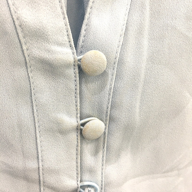 Portmans Kelsie Short Sleeve Skyway Blue V Neck Top Ladies Size AU 10 NEW