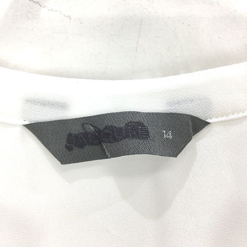 Jacqui.E Caitlin Milk White Pintuck Detail Blouse Ladies Size AU 14 NEW