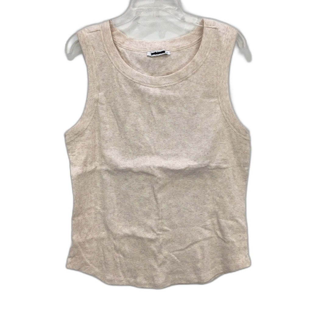 Just Jeans Kayla High Neck Rib Oatmeal Marle Tank Ladies Size AU 18 Curve NEW