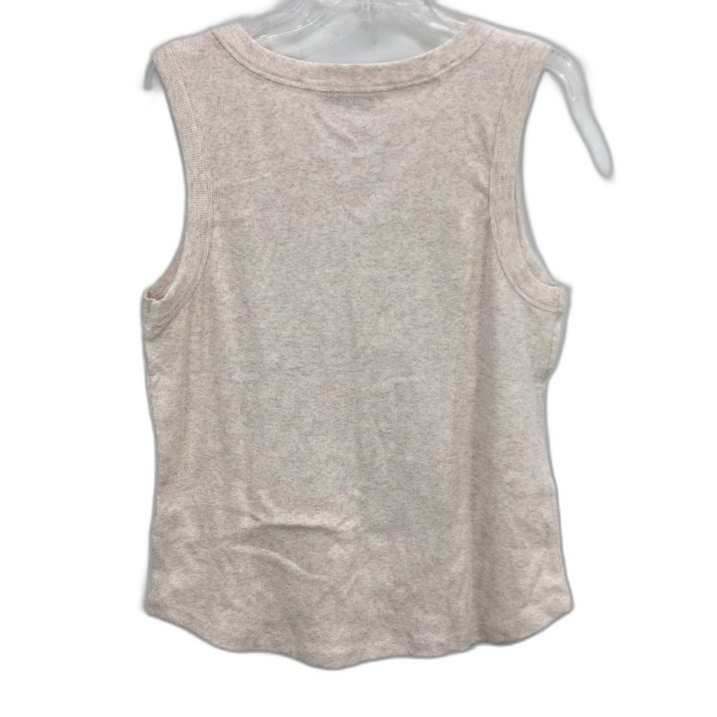 Just Jeans Kayla High Neck Rib Oatmeal Marle Tank Ladies Size AU 18 Curve NEW