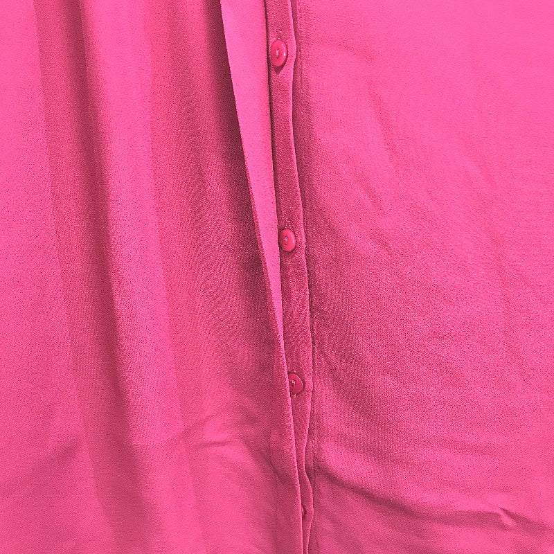 Portmans Macie Short Sleeve Collared Knockout Pink Shirt Ladies Size AU 12 NEW