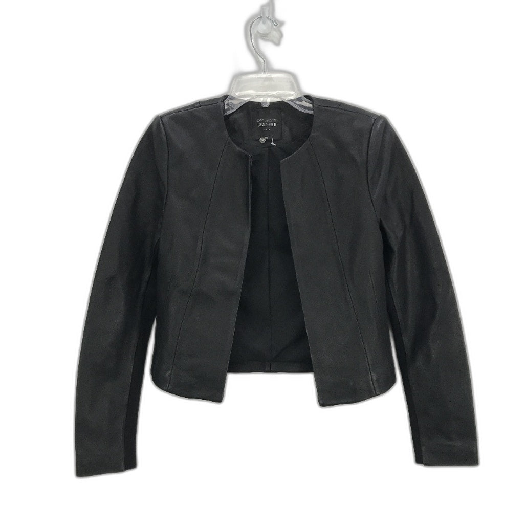 Portmans Love Actually Black Lamb Leather Jacket Ladies Size AU 8 NEW