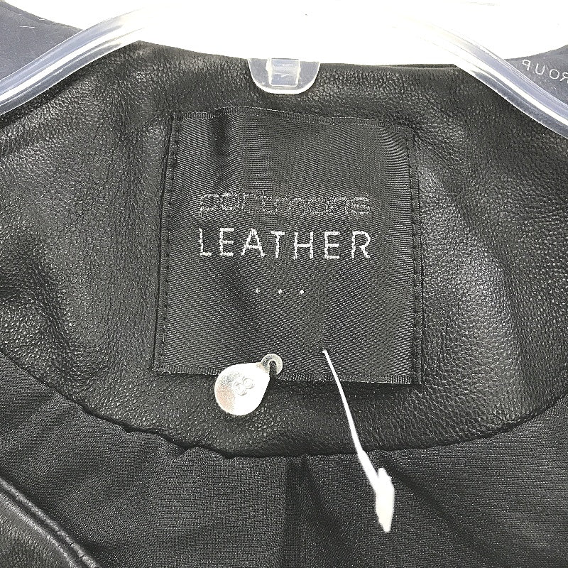 Portmans Love Actually Black Lamb Leather Jacket Ladies Size AU 8 NEW