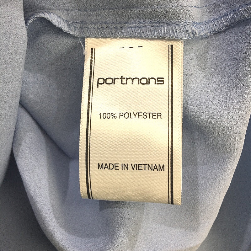 Portmans Dakota Sleeveless Brunnera Blue Shell Top Ladies Size AU 8 NEW