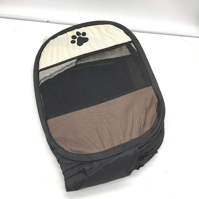Portable Pop Up Pets Foldable Playpen Dog Puppy Crate Tent Zip Roof & Door NEW