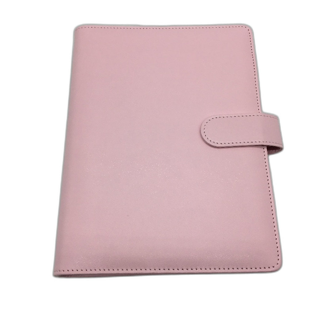 PU Leather A5 Loose Leaf Binder 6 Ring Refillable Notebook Journal Planner NEW