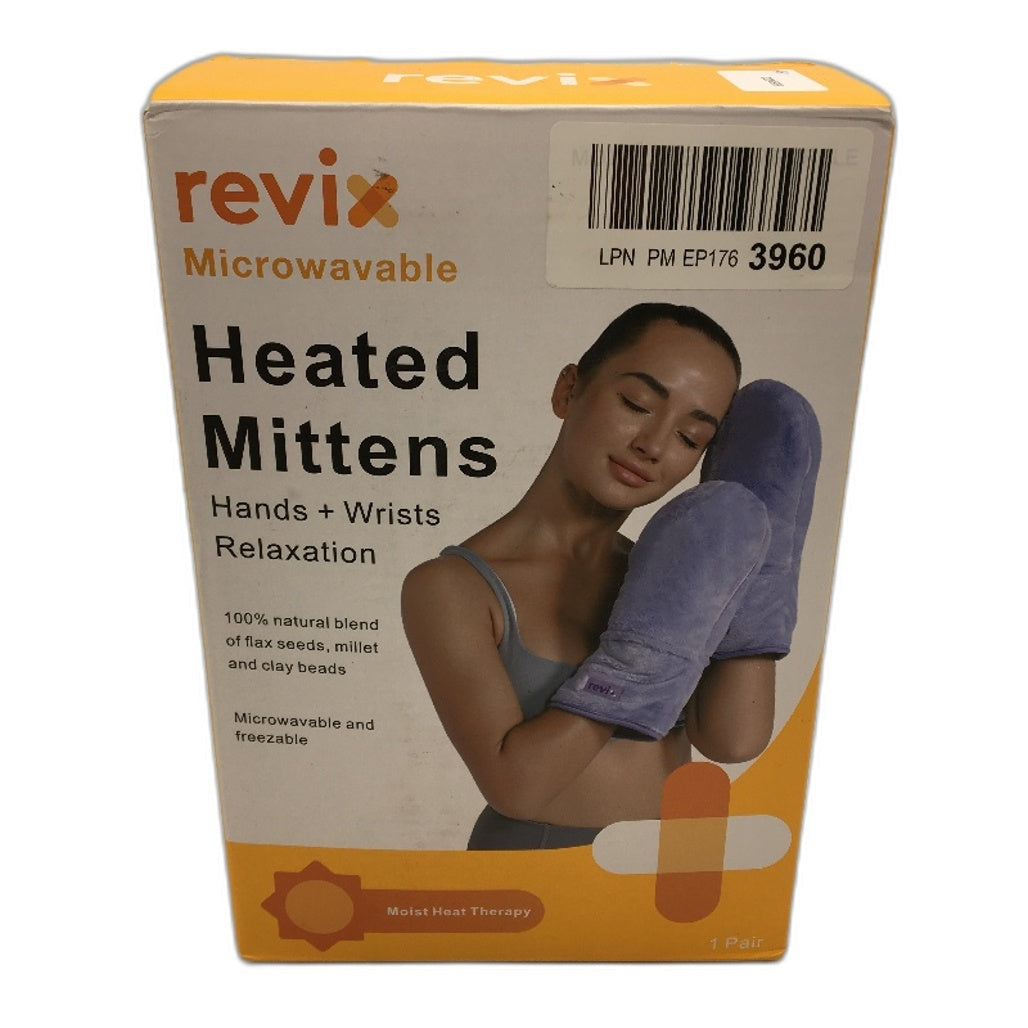 Revix Microwavable Heating Mittens Hand Wrist Finger Relaxation Heat Cold NEW
