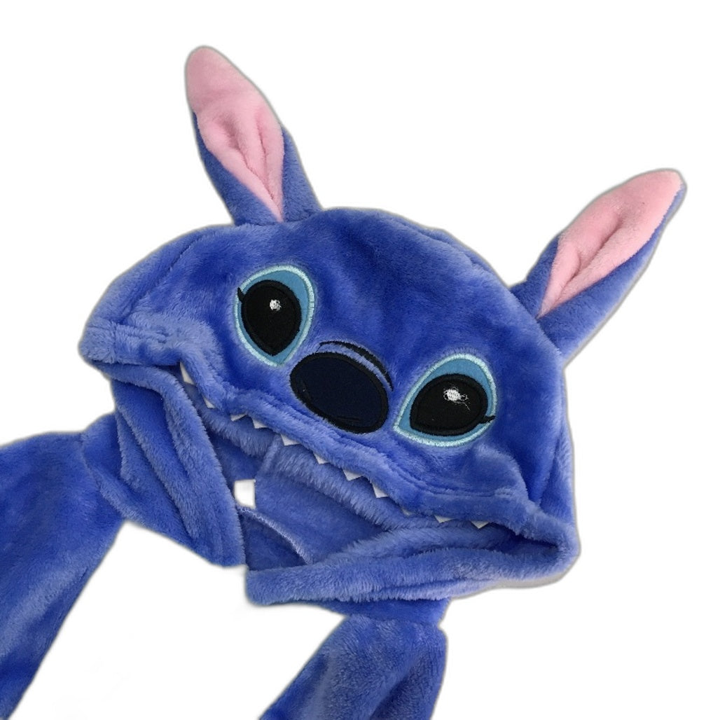 Kids Onesie Stitch Costume Halloween Cosplay Fluffy Jumpsuit Toddler Size110 NEW