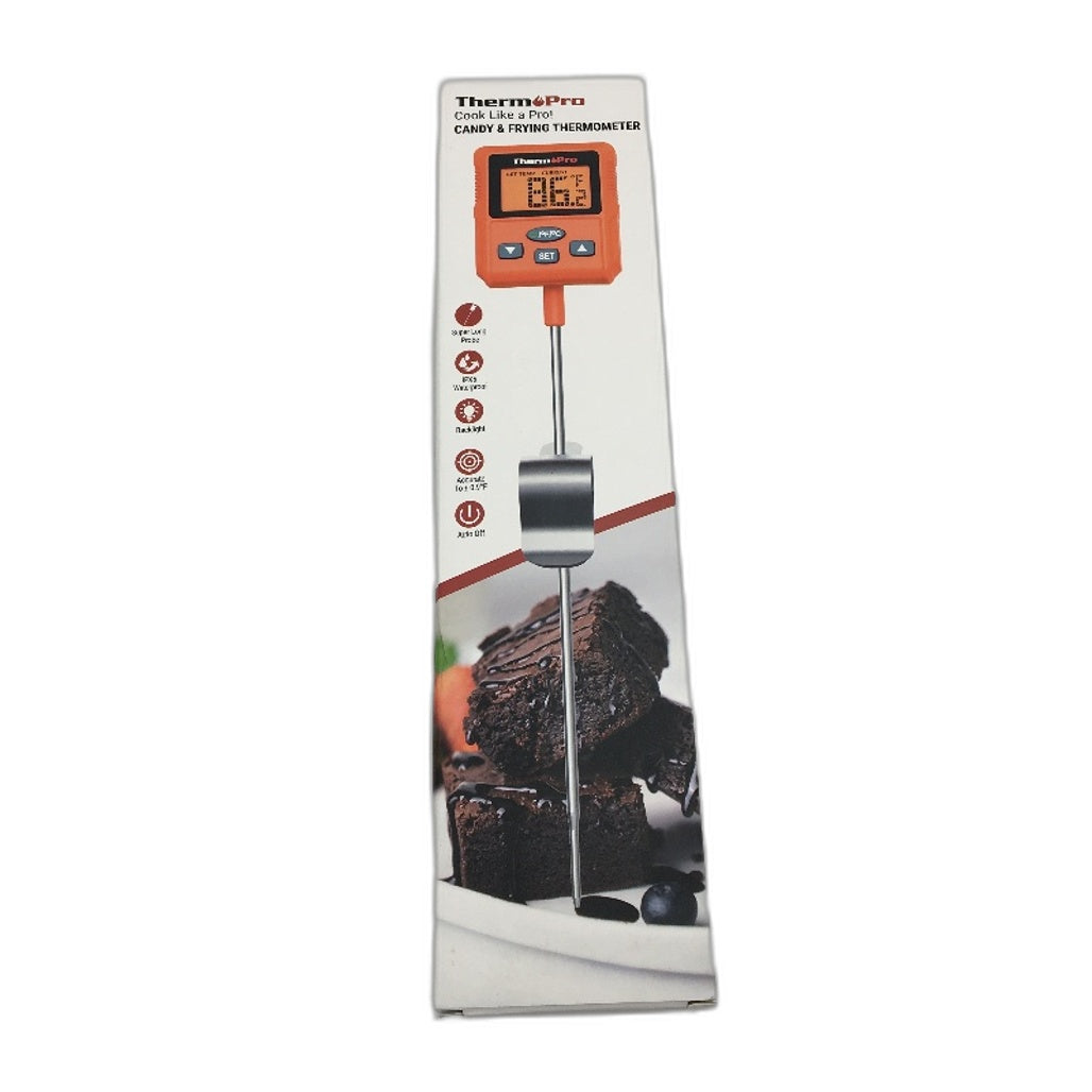 ThermoPro TP511 Digital Cndy & Frying Instant Food Thermometer With Pot Clip NEW