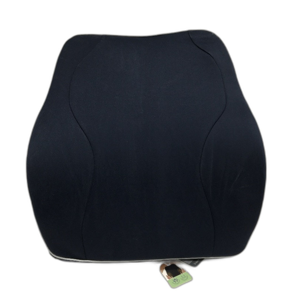 Travel Ease Ergonomic Lumbar Back Support Memory Foam Seat Cushion W Straps NEW