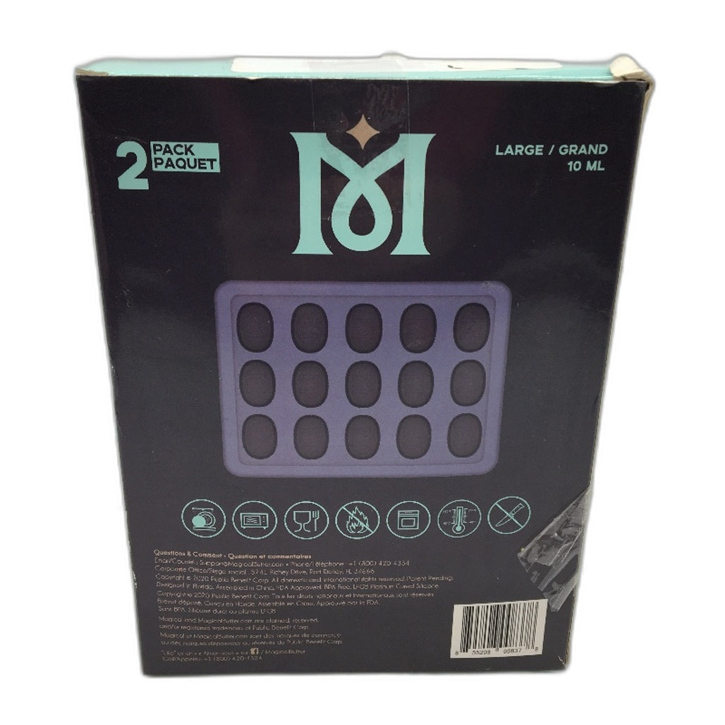 Magical Butter Machine 10ML Silicone Non Stick Gummy Chocolate Trays 2 Pack NEW