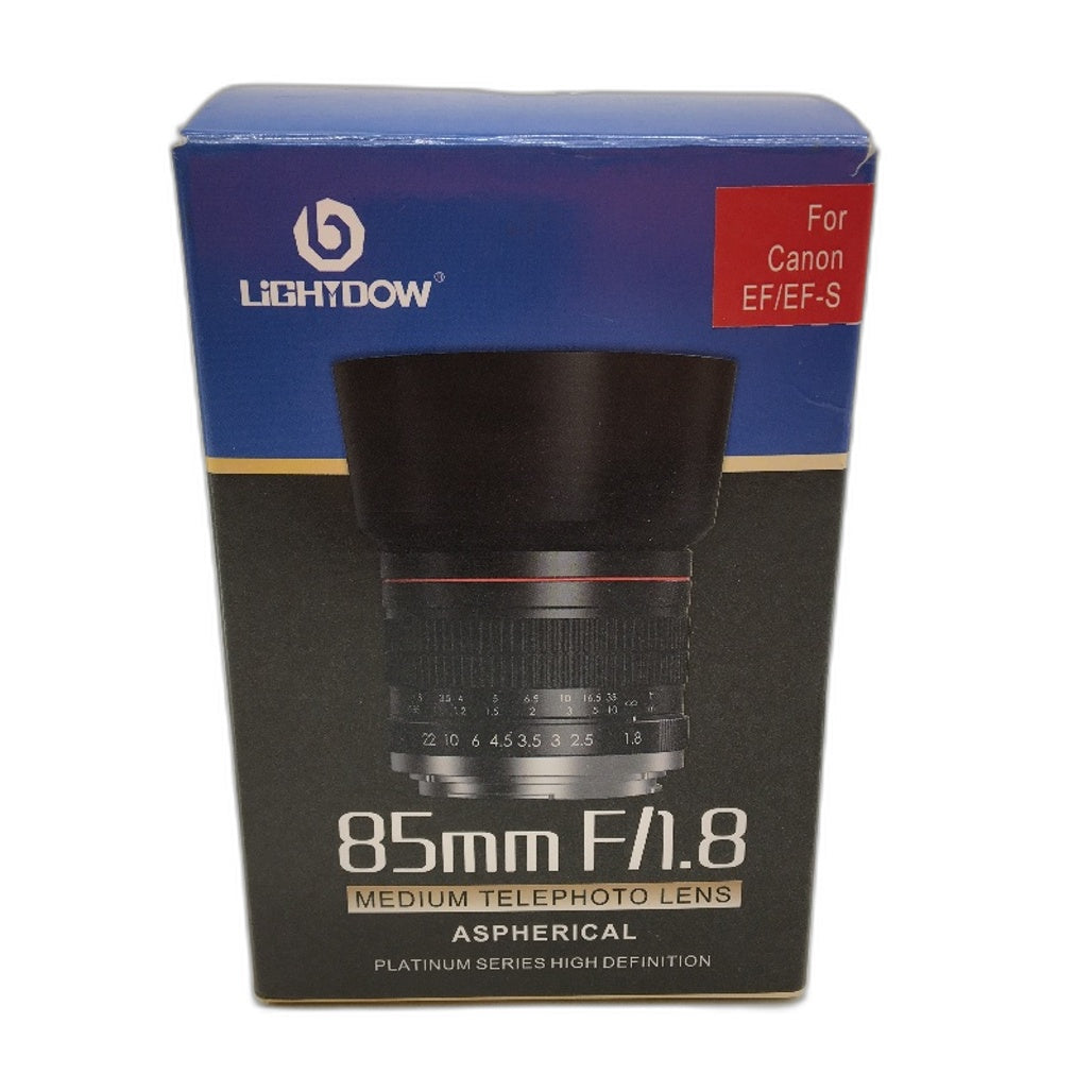 Lightdow 85MM F/1.8 High Def Medium Telephoto Lens Aspherical For Canon EF/EF-S