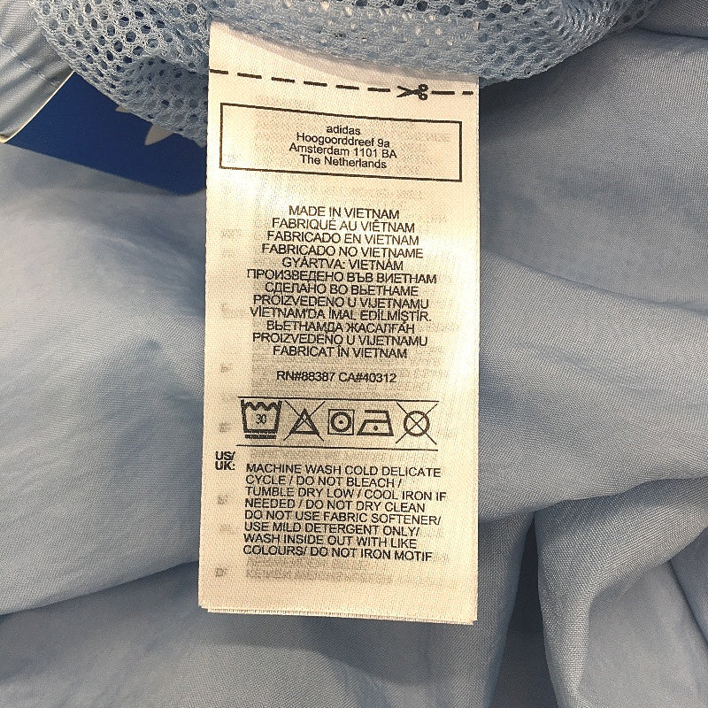 Adidas Primegreen Shattered Trefoil Sky Blue Track Pants Ladies Size UK 6 NEW