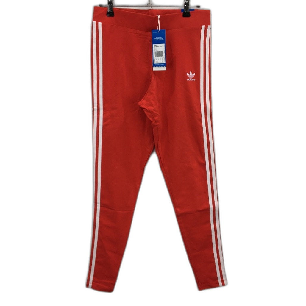 Adidas Originals Adicolor 3 Stripes Red Cotton Tights Ladies Size UK 10 NEW