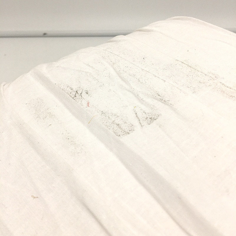 Easy Care Ruched Design White Arlo 100% Cotton Quilt Cover Set QUEEN Bed NEW