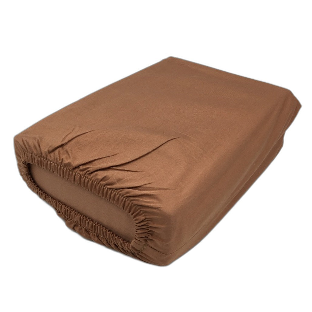 Rust Tan 500 Thread Count BCI Australian Grown Cotton Sheet Set QUEEN NEW