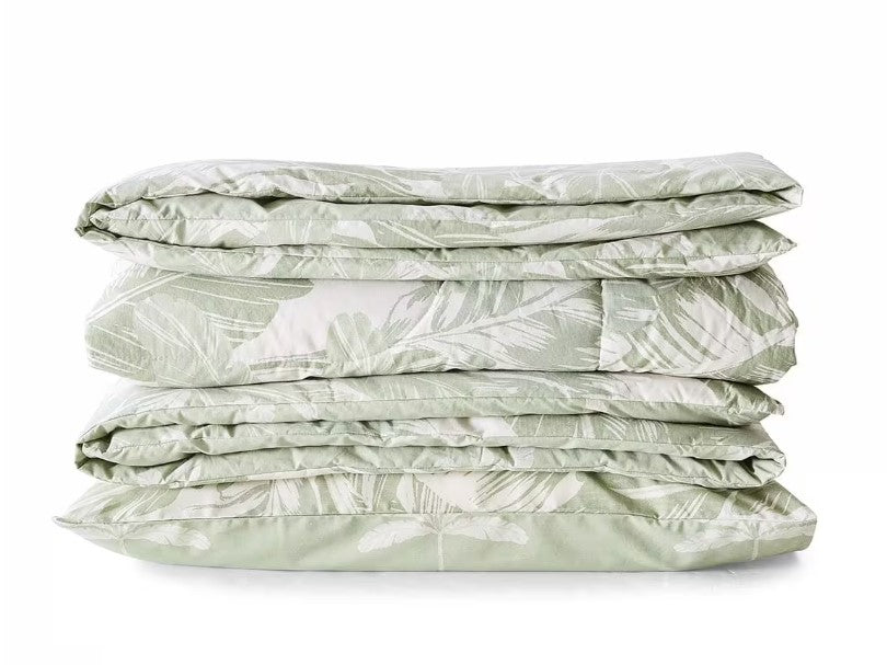 Easy Care Machine Wash Finn Cotton Rich Reversible Comforter Set QUEEN Size NEW