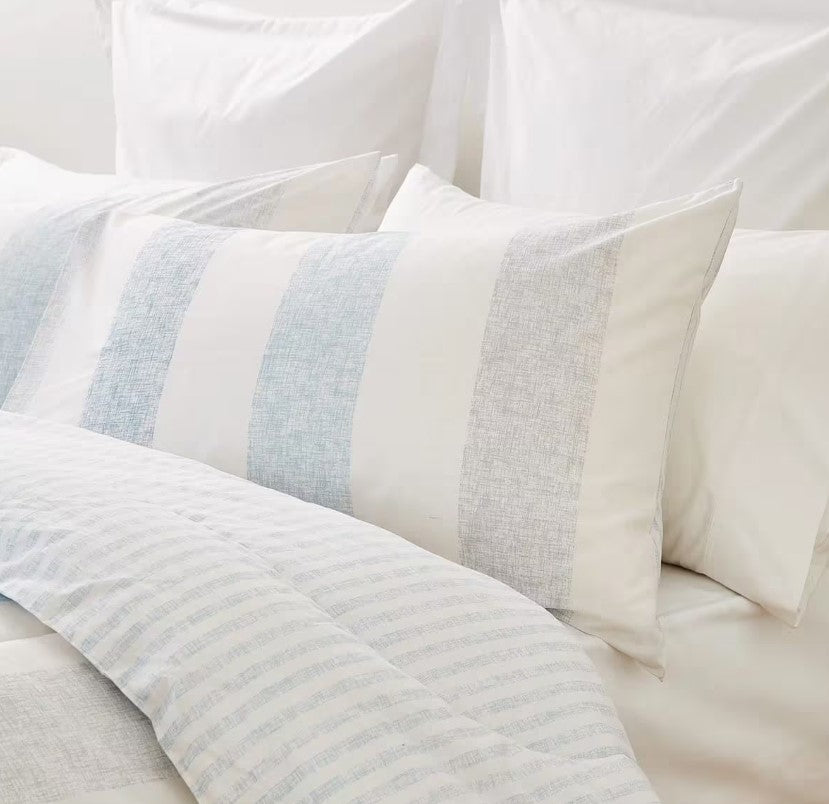 Easy Care Machine Wash Quinn Cotton Rich Reversible Comforter Set QUEEN Size NEW