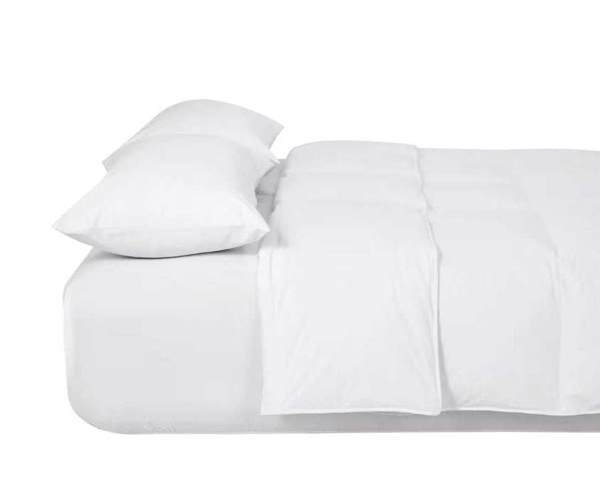 High Warmth All Seasons Cotton Cover Duck Down and Feather Quilt QUEEN NEW