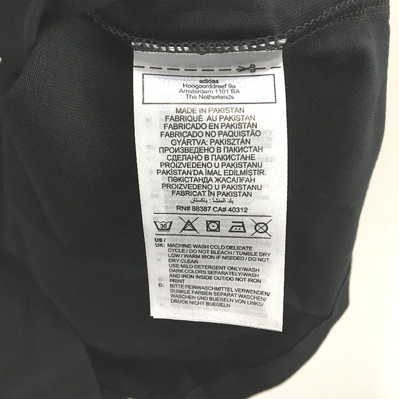 Adidas AdiColor Classics Trefoil Logo Black Tee Shirt Ladies Size UK 10 NEW