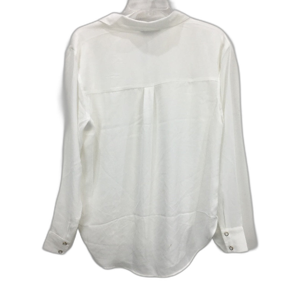 Portmans Jayden Slim Fit White Button Through Shirt Ladies Size AU 10 NEW