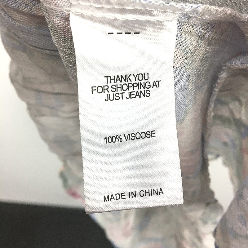 Just Jeans Margot Floral Patch Style Print Short Dress Ladies Size AU 12 NEW