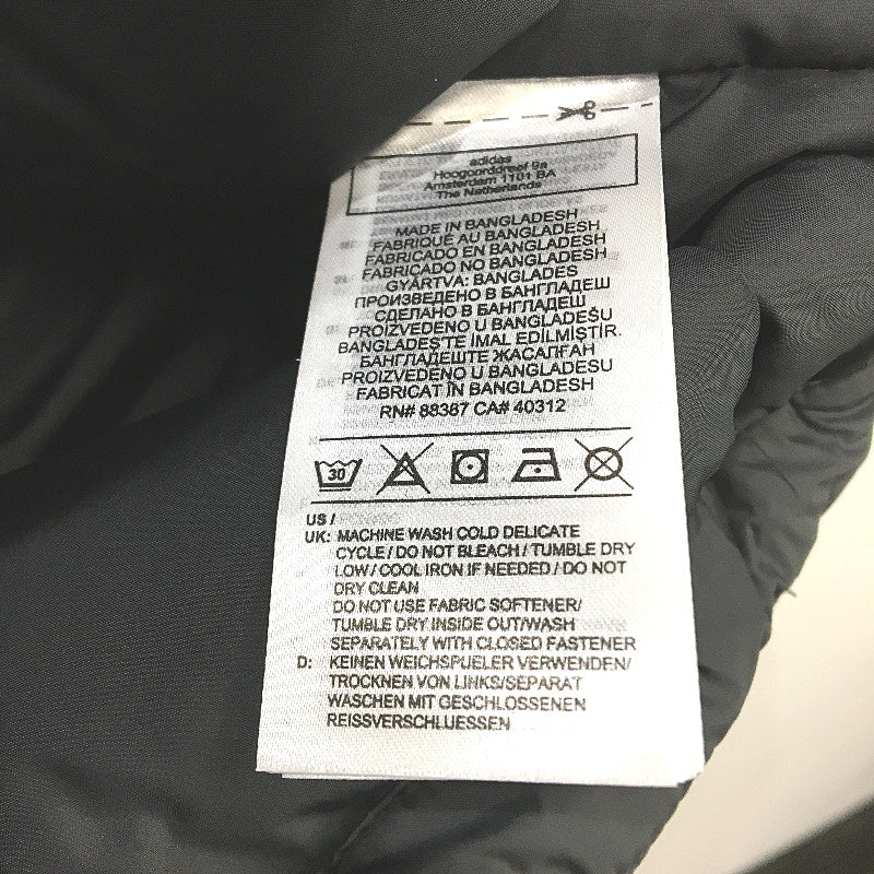 Adidas Originals Padded Stand Up Collar Black Puffer Vest Mens Size Medium NEW