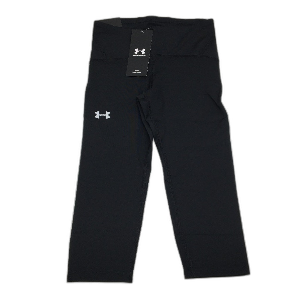 Under Armour Fly Fast HeatGear Black Compression Capris Ladies Size Small NEW