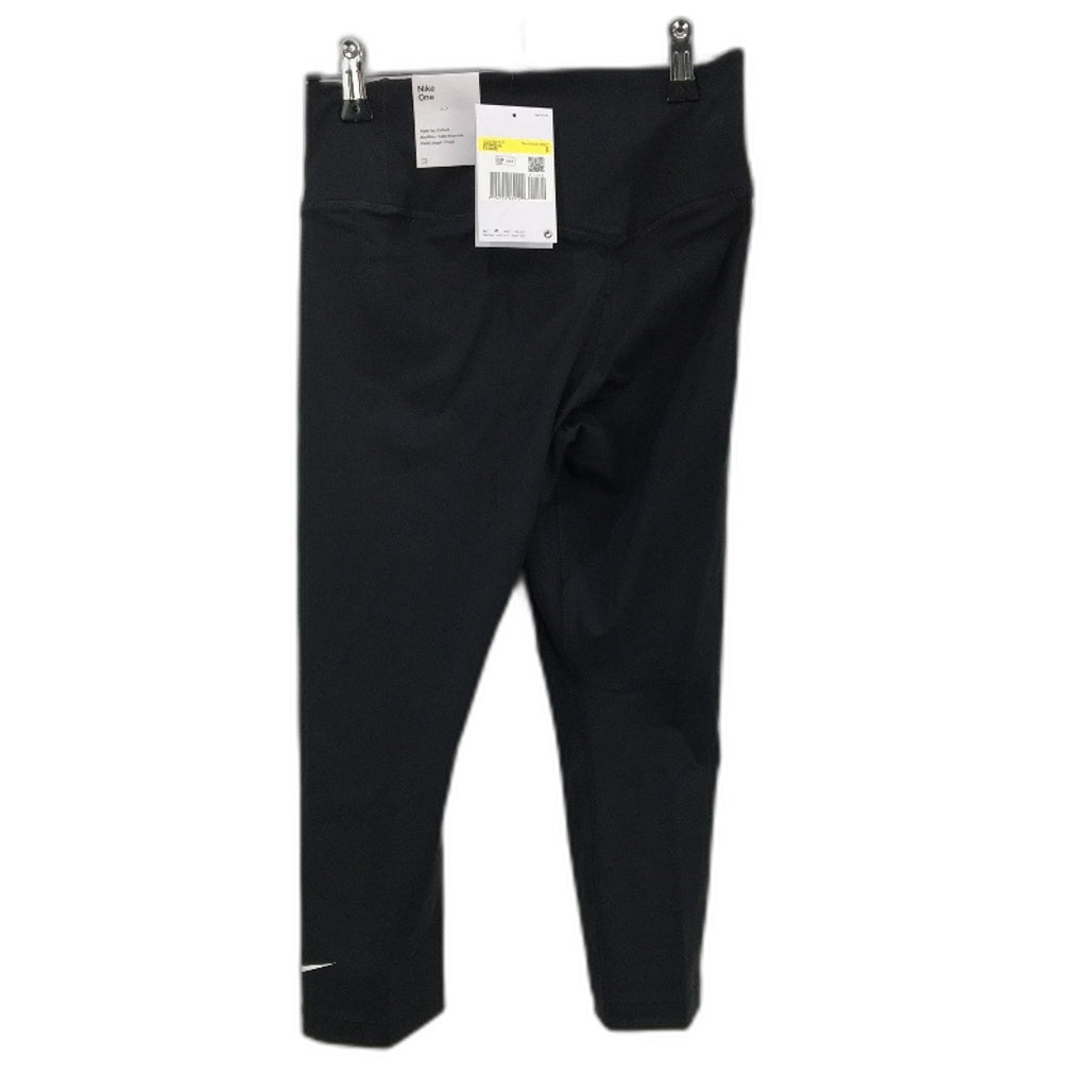 Nike One Dri-Fit Mid Rise Black Training Capri Leggings Ladies Size Small NEW