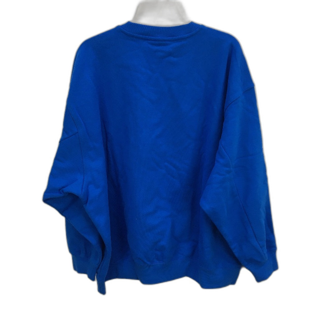 Adidas Adicolor Oversized Blue Bird Pullover Sweatshirt Ladies Size UK 10 NEW