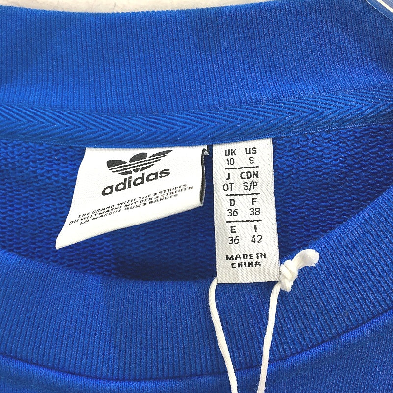 Adidas Adicolor Oversized Blue Bird Pullover Sweatshirt Ladies Size UK 10 NEW