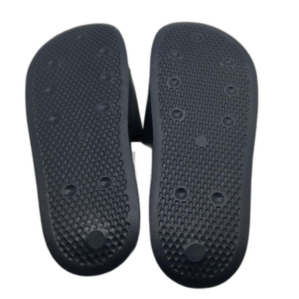 Adidas Navy Adilette Lite White Logo Slides FU8299 Mens Size US 9 EU 43 NEW