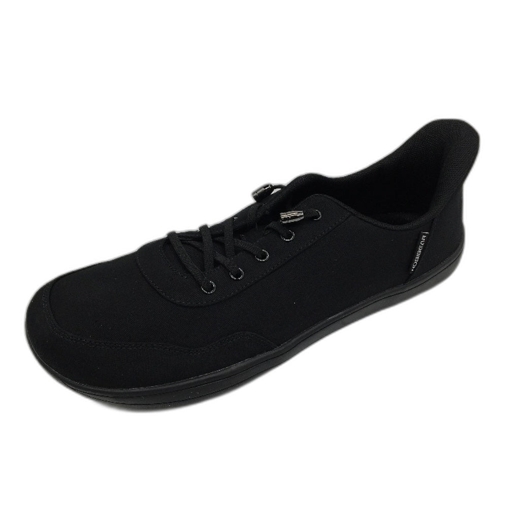 Hobibear Minimalist Barefoot Black Cloth Zero Drop Shoes Mens WIDE EU 46 NEW