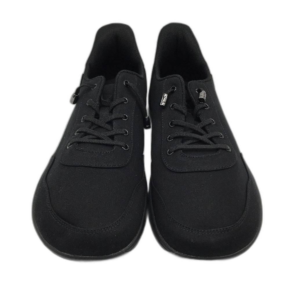 Hobibear Minimalist Barefoot Black Cloth Zero Drop Shoes Mens WIDE EU 46 NEW
