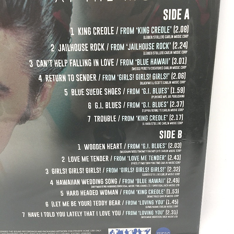 Elvis At The Movies Vinyl Record Album 14 Songs 180Gram Pressing NEW