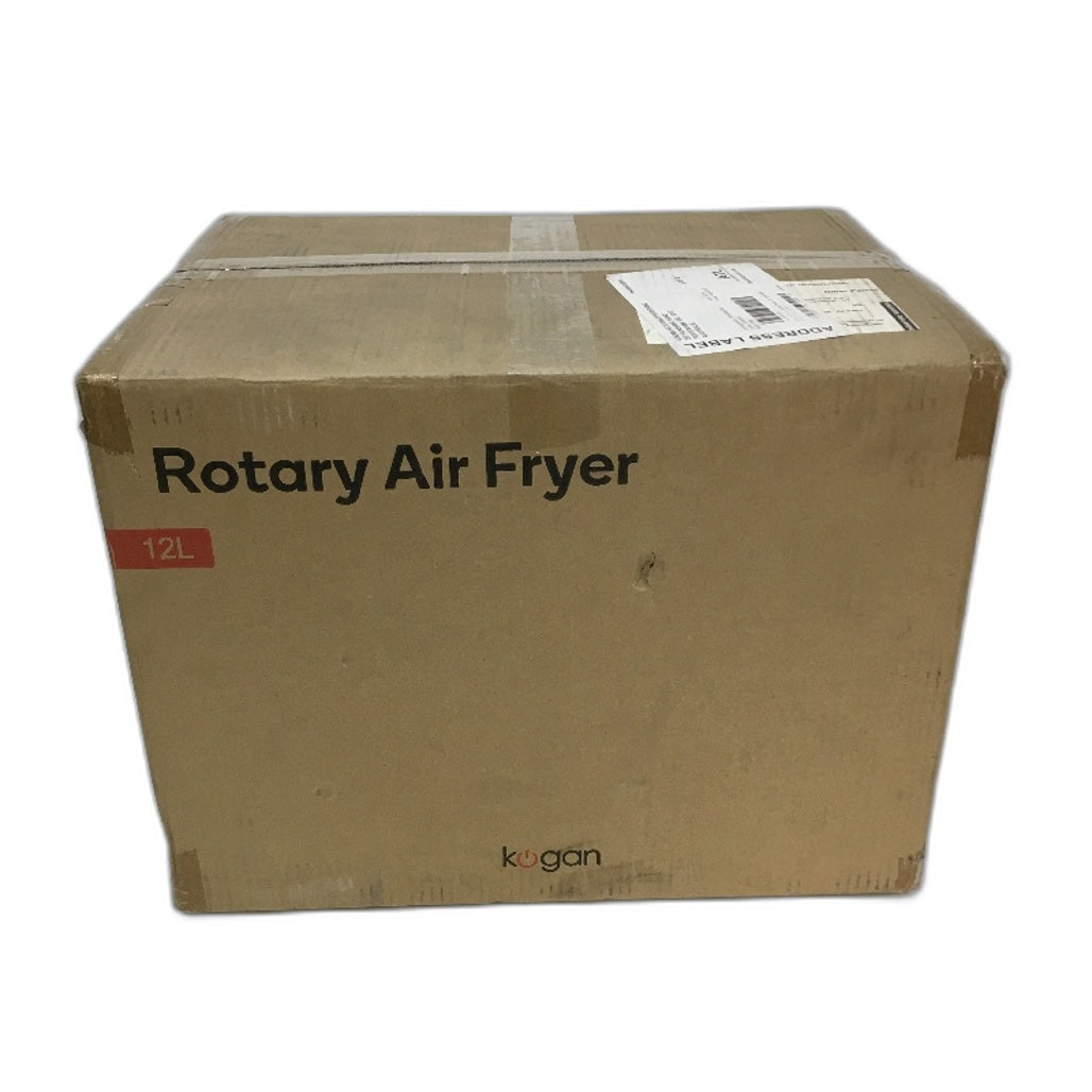 Kogan 12L Rotary Air Fryer With Essential Rotisserie Accessories KA12RTAIRFA
NEW
