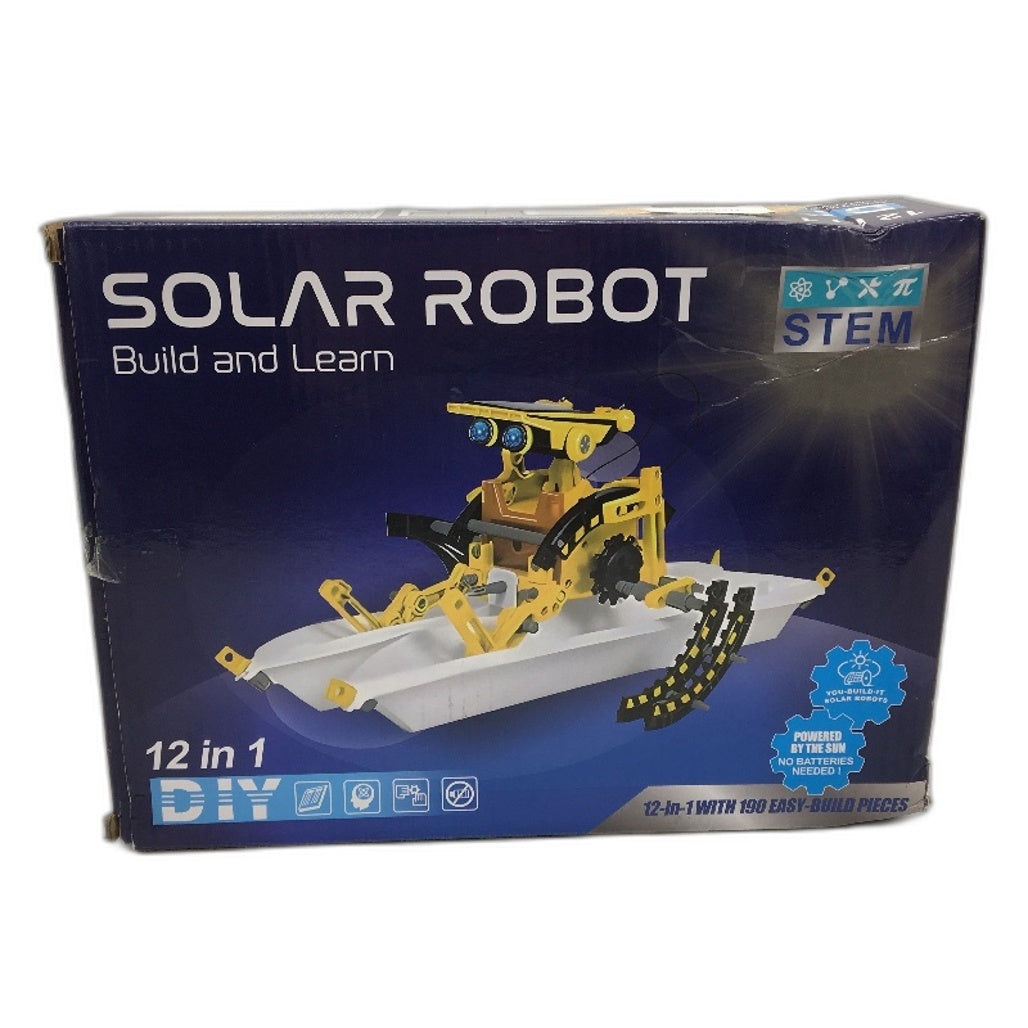 Solar Robot Kit 12 In 1 You Build It STEM Building Toys Ages 8 + NEW