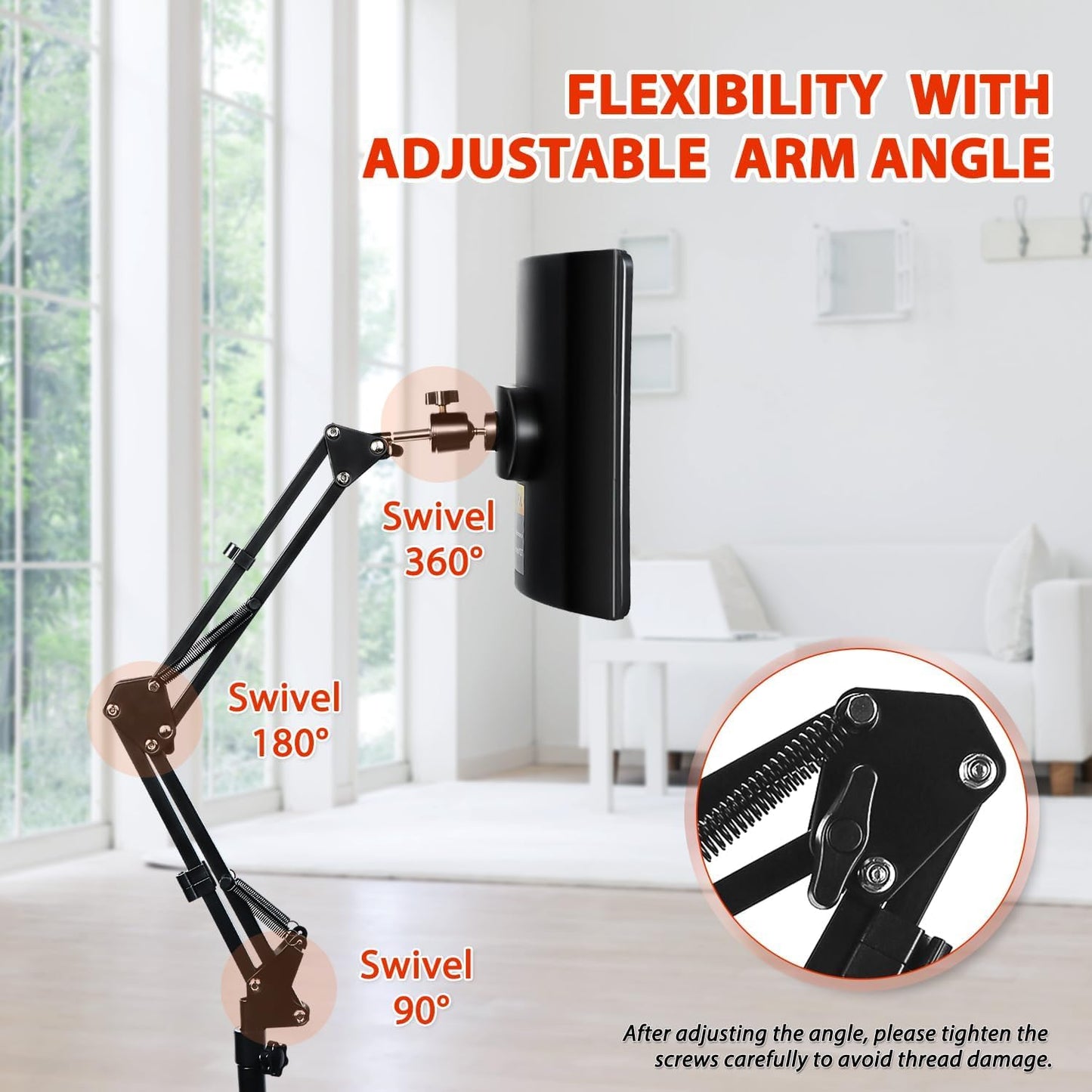 Red Light Therapy Device Curved Panel With Stand 660nm & 850nm NEW