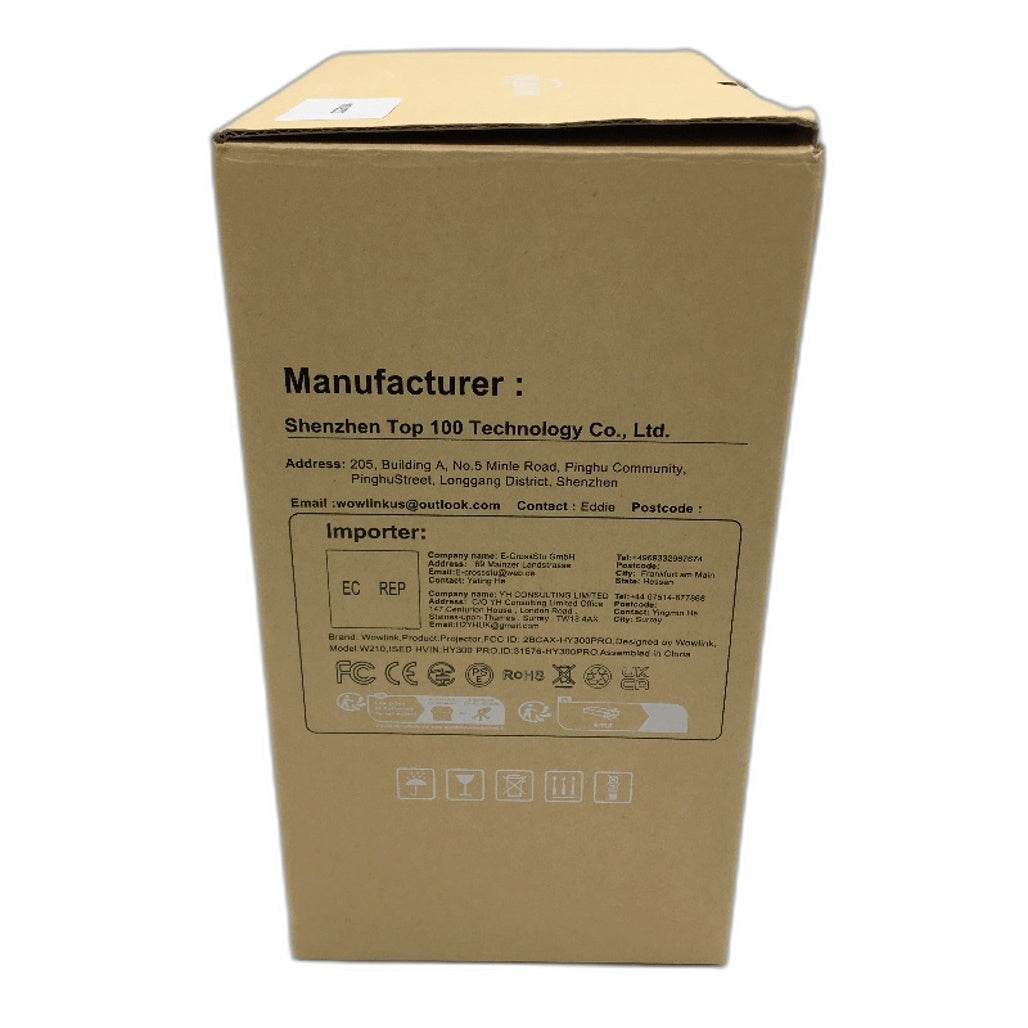 Wowlink W210 Auto Keystone Mini Home Theatre Projector with Wireless Mouse DEMO