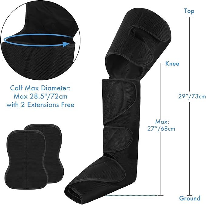 Cincom CM-020A 3 Mode Air Compression Therapy Calf to Foot Leg Massager NEW