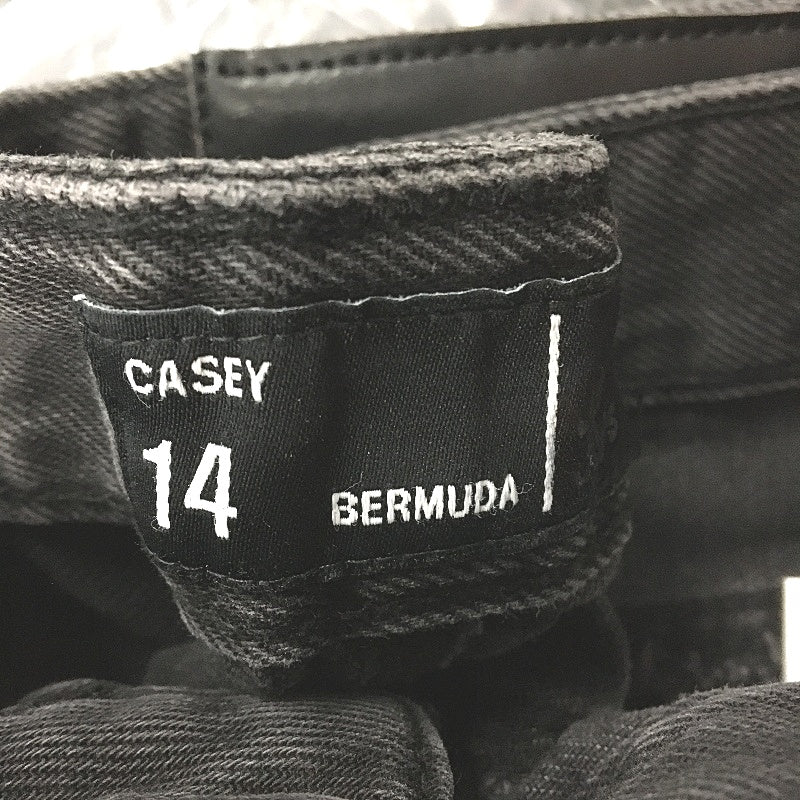 Jay Jays Casey Bermuda Gravel Black Ripped Denim Shorts Ladies Size AU 14 NEW