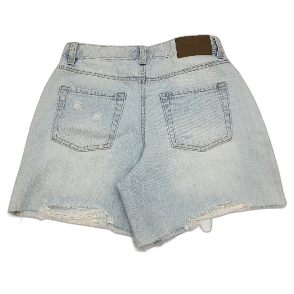 Jay Jays Casey Bermuda Bleached Blue Ripped Denim Shorts Ladies Size AU 8 NEW
