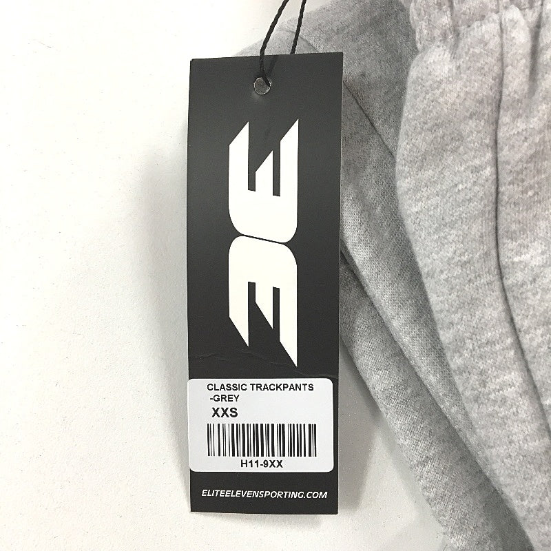 Elite Eleven Classic Oversized Fit Grey Fleece Trackpants Ladies Size 2XS NEW
