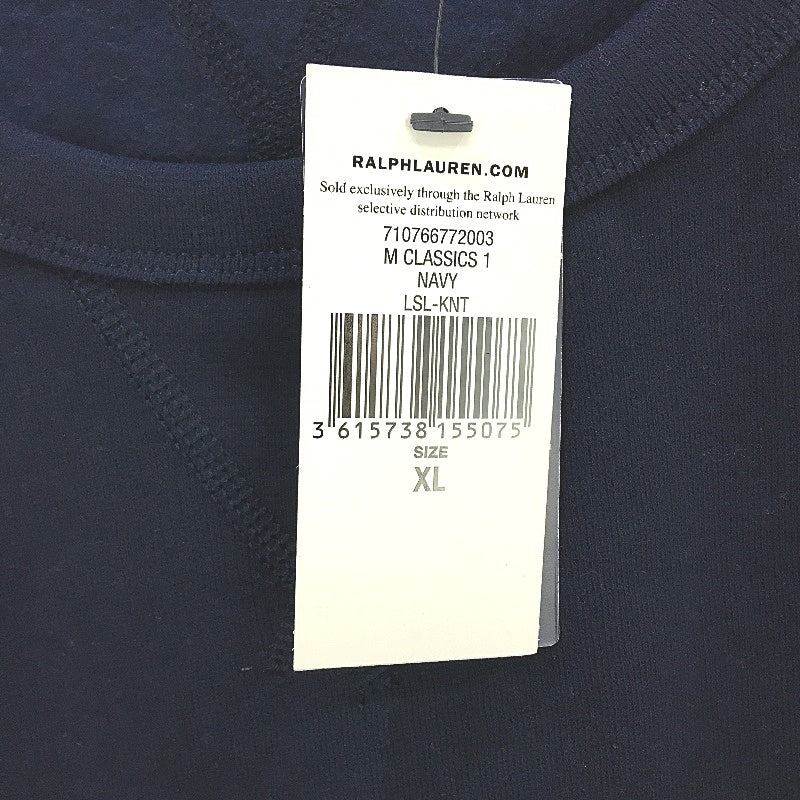 Ralph Lauren Polo The RL Fleece Cruise Navy Sweatshirt Mens Size XL NEW