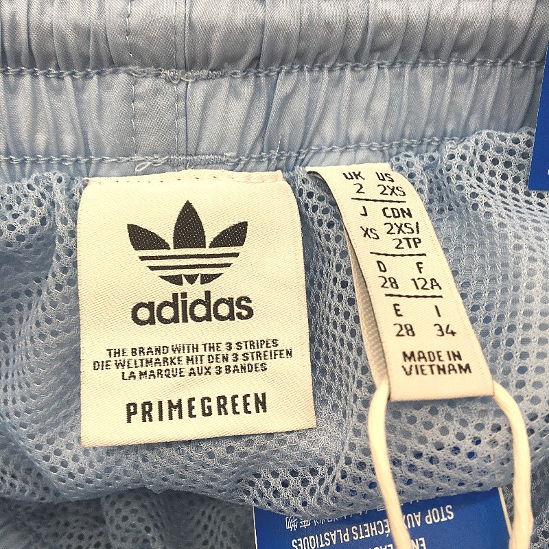 Adidas Primegreen Shattered Trefoil Sky Blue Track Pants Ladies Size UK 2 NEW
